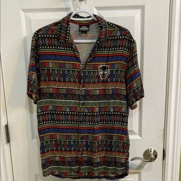 Marvel Shirts Marvel Black Panther Wakanda Forever Mens Shirt